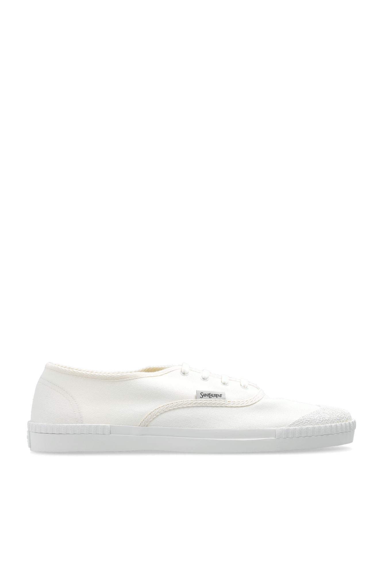 【関税&送料込】Saint Laurent Ivory Canvas Wes Sneakers SAINT LAURENT Wes Canvas Sneakers Saint Laurent